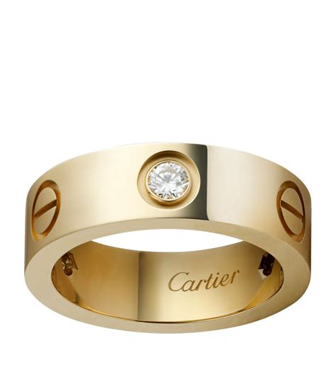 cartier thick love ring|cartier love ring real.